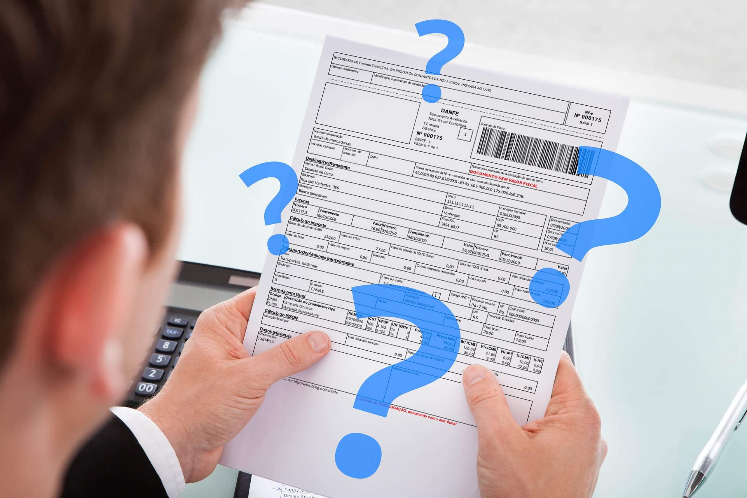 texto sobre notas fiscais de serviço